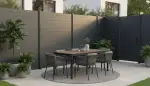 Alu Lamellen Sichtschutz: Modern & Robust