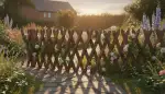 Der klassische Jägerzaun: Zeitlose Gartengrenze
