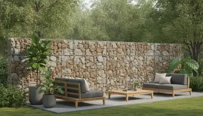 Gabionen Sichtschutz: Robustheit trifft Design