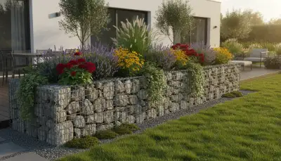 Gabionenmauer: Robuste Eleganz im Garten