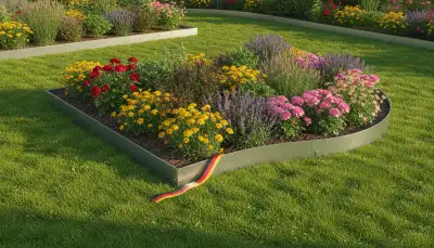 Garten Grenzen setzen mit Metall Rasenkanten