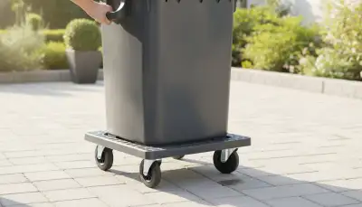 Mülltonnen clever bewegen: Rollenuntersetzer im Fokus