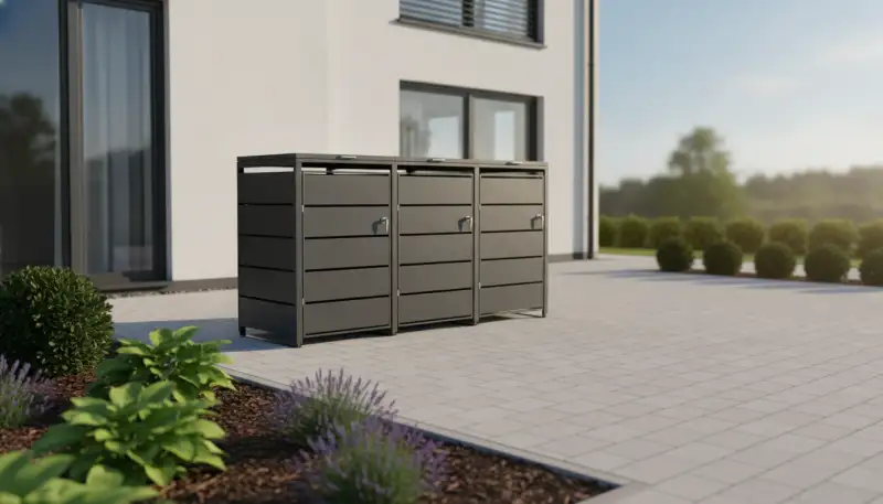 Die ALBATROS Mülltonnenbox: Eleganz und Ordnung für Ihren Außenbereich