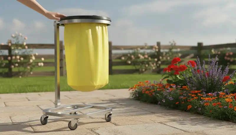 Müllsackständer auf Rollen: Flexibel und Praktisch
