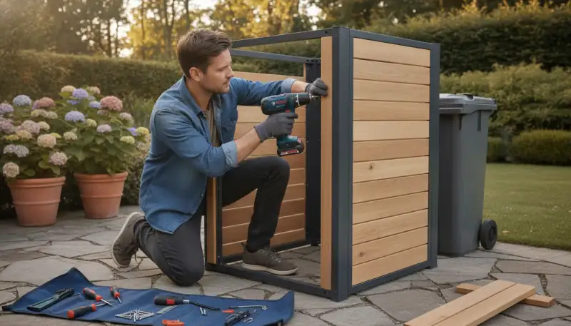 Mülltonnenbox 120 Liter: Ästhetisch & Praktisch