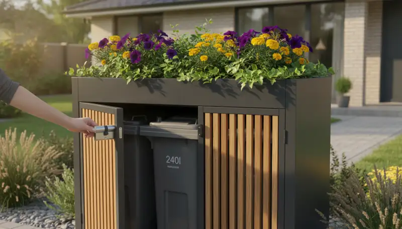 Mülltonnenbox 240l: Ästhetik trifft Funktion