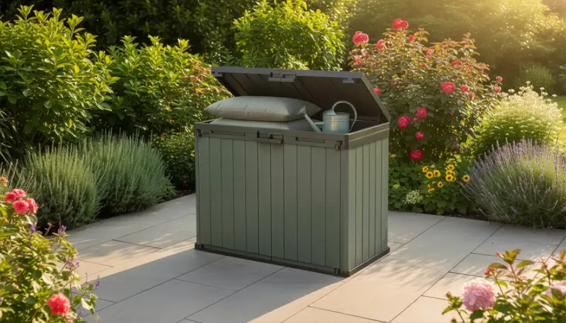 Ordnung, Schutz und Stil: Wie die Store-It-Out Darwin 1150L Mülltonnenbox Ihren Außenbereich revolutioniert