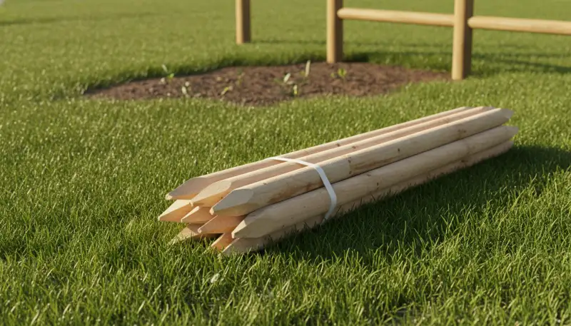 Robuste Zaunpfosten aus Holz: Langlebig und vielseitig